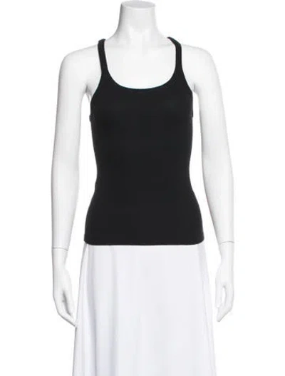 Pre-owned Iro Crew Neck Sleeveless Top In Black