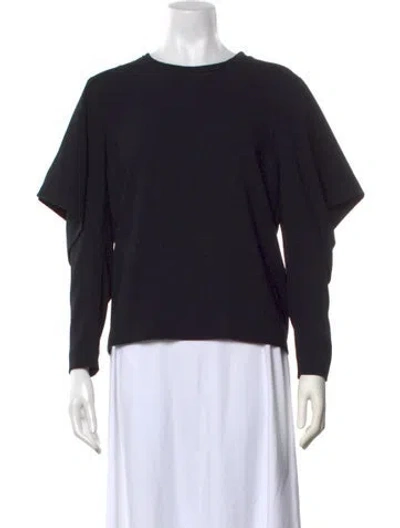 Pre-owned Iro Crew Neck Sleeveless Top In Black