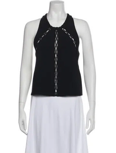 Pre-owned Iro Crew Neck Sleeveless Top In Blue