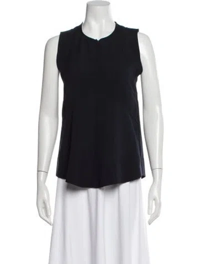 Pre-owned Iro Crew Neck Sleeveless Top In Blue