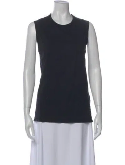 Pre-owned Iro Crew Neck Sleeveless Top In Gray