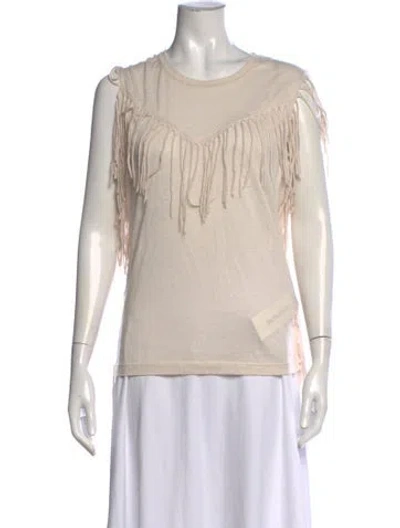Pre-owned Iro Crew Neck Sleeveless Top In Neutral
