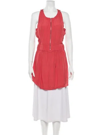 Pre-owned Iro Crew Neck Sleeveless Tunic W/ Tags In Pink