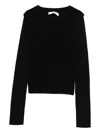 Iro Crew Neck Sweater In Black