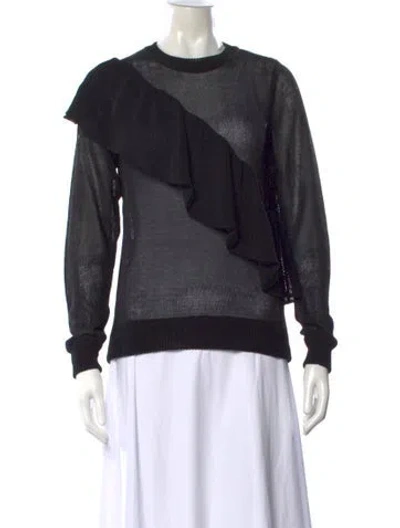 Pre-owned Iro Crew Neck Sweater In Black