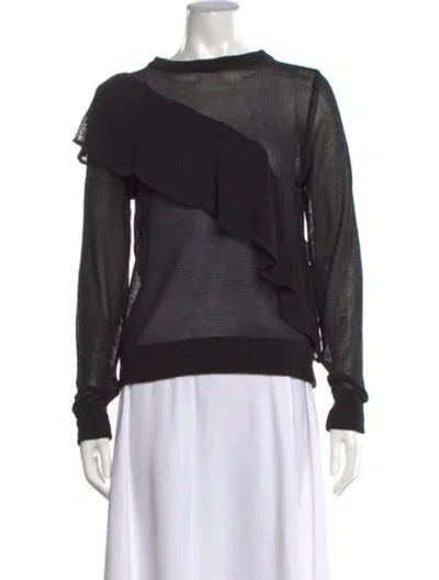 Pre-owned Iro Crew Neck Sweater In Black