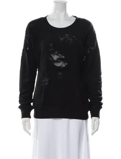 Pre-owned Iro Crew Neck Sweater In Black