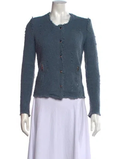 Pre-owned Iro Crew Neck Sweater In Blue