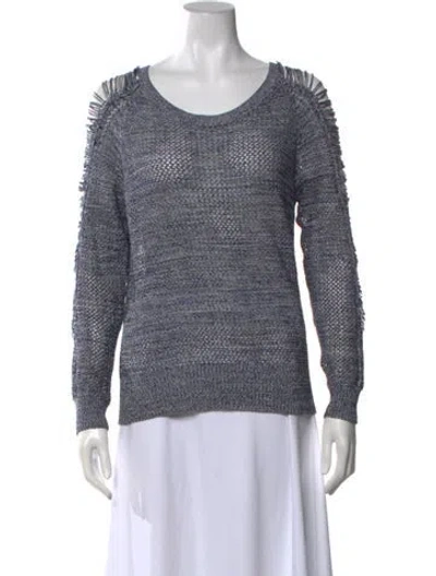 Pre-owned Iro Crew Neck Sweater In Blue
