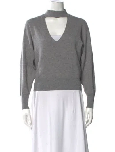 Pre-owned Iro Crew Neck Sweater In Gray