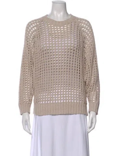Pre-owned Iro Crew Neck Sweater In Neutral