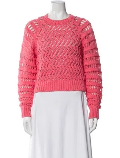 Pre-owned Iro Crew Neck Sweater In Pink