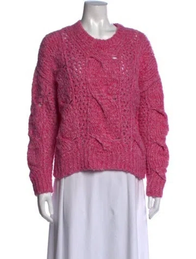 Pre-owned Iro Crew Neck Sweater In Pink