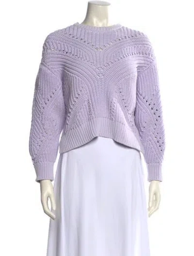 Pre-owned Iro Crew Neck Sweater In Purple