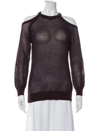 Pre-owned Iro Crew Neck Sweater In Purple