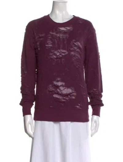 Pre-owned Iro Crew Neck Sweater W/ Tags In Purple