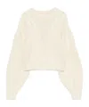 Iro Crew Neck Sweater In White