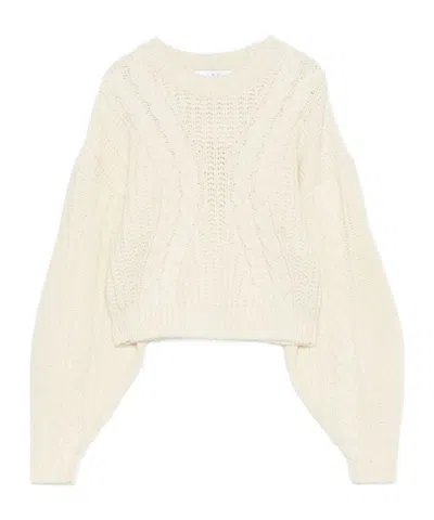 Iro Crew Neck Sweater In White