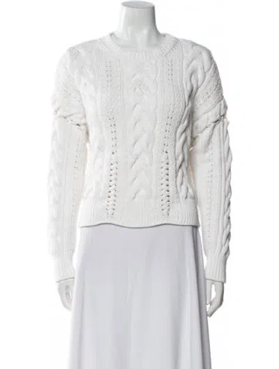 Pre-owned Iro Crew Neck Sweater In White