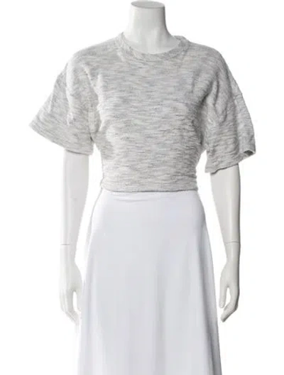 Pre-owned Iro Crew Neck Sweater In White