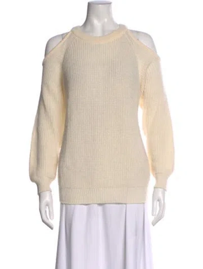 Pre-owned Iro Crew Neck Sweater In White