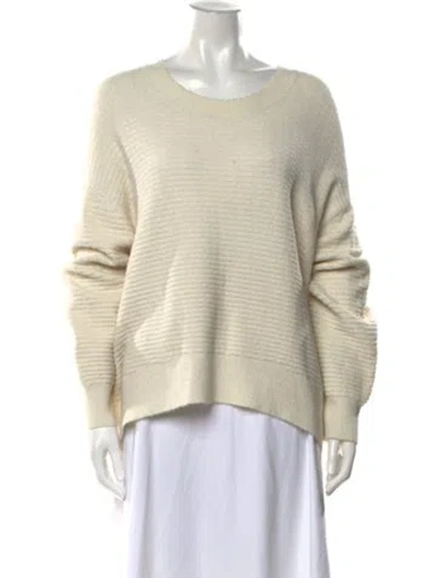 Pre-owned Iro Crew Neck Sweater In White