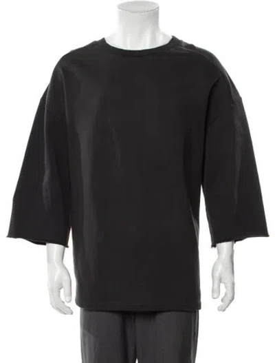 Pre-owned Iro Crew Neck Three-quarter Sleeve Sweatshirt In Black
