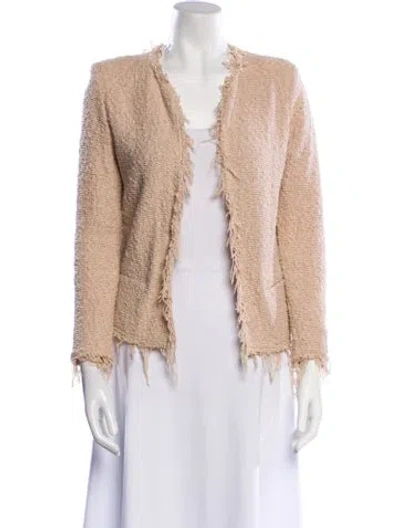 Pre-owned Iro Crochet Evening Jacket In Neutral