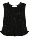 Iro Crochet Top In Black