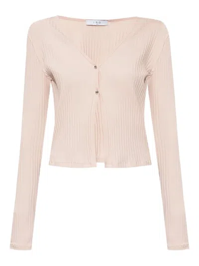 Iro Cropped Cardigan In Pink