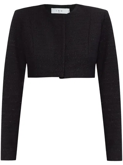 Iro Cropped Jacket In Black