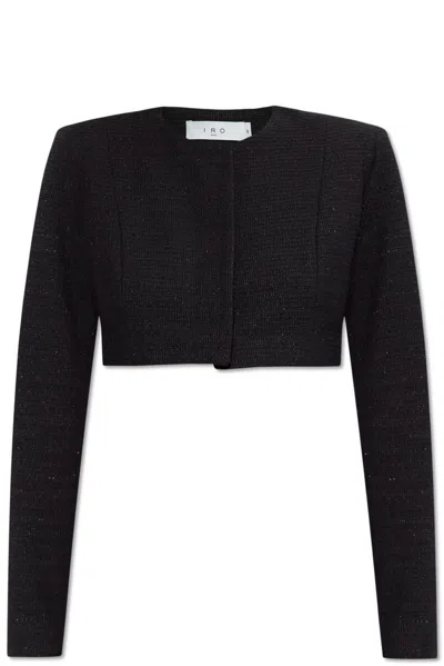 Iro Cropped Jacket In Black