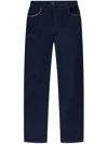 Iro Cropped Slim-fit Jeans In Blue