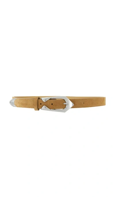 Iro Cuff Suede Belt In Sand