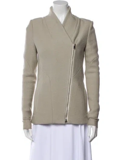 Pre-owned Iro Curty Virgin Wool Blazer In Gray