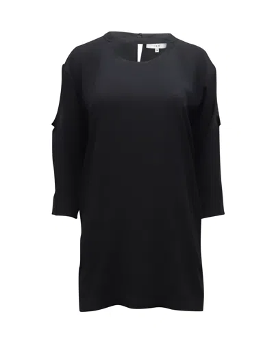 Iro Cut Out Cold Shoulder Dress In Black Polyester