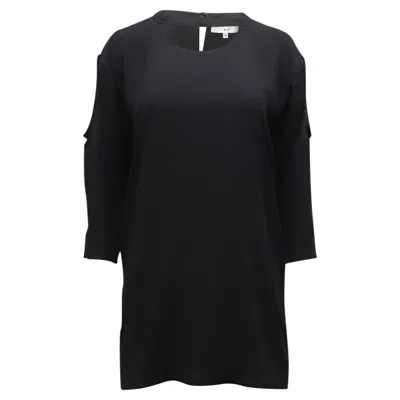 Pre-owned Iro Cut Out Cold Shoulder Dress In Black Polyester