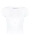 Iro Hamys Cotton And Cashmere-blend Jersey T-shirt In White