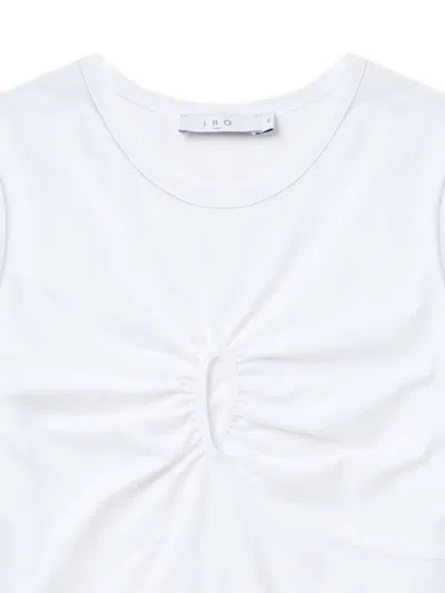 Iro Cut-out T-shirt In White