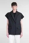 Iro Cynesa Wool Blend Jacket In Black