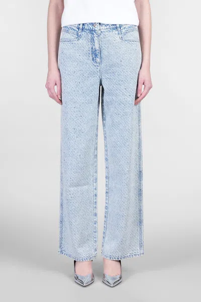 Iro Dalou Jeans In Cyan Cotton