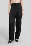 Iro Danny Pants In Black Wool And Polyester In Black