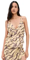 Iro Dariah Printed Ruffle Top