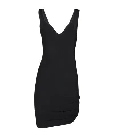 Iro Deep V-neck Dress In Black