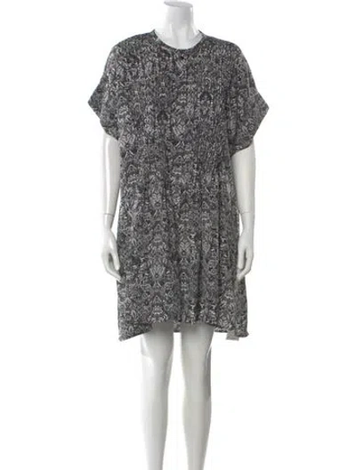 Pre-owned Iro Delilah Mini Dress In Black