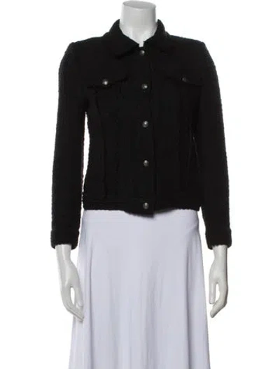 Pre-owned Iro Denim Jacket In Black