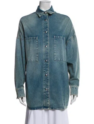 Pre-owned Iro Denim Jacket In Blue