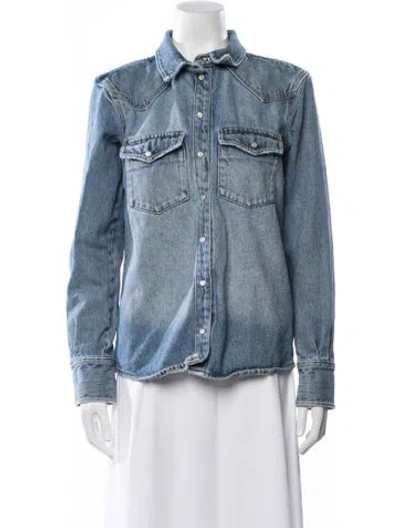 Pre-owned Iro Denim Jacket In Blue