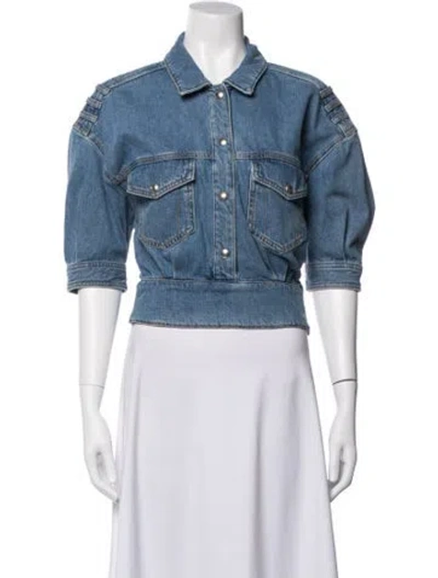 Pre-owned Iro Denim Jacket In Blue