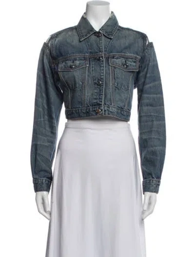 Pre-owned Iro Denim Jacket In Blue
